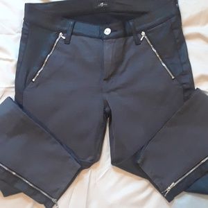 7 For All Mankind Contrast Jeggings